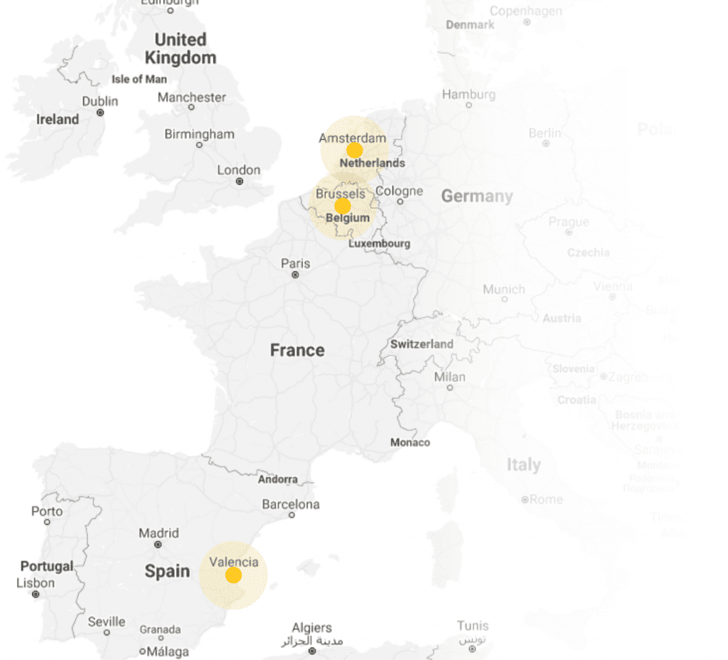 Locations Xplore Group Europe