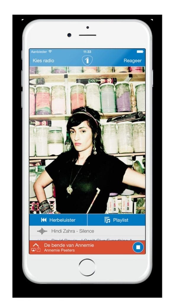 screenshot mobile view radioplus